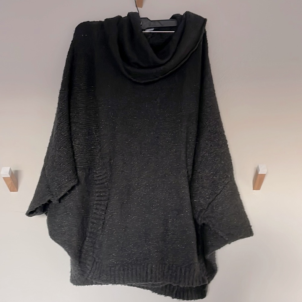 Womens sweater poncho